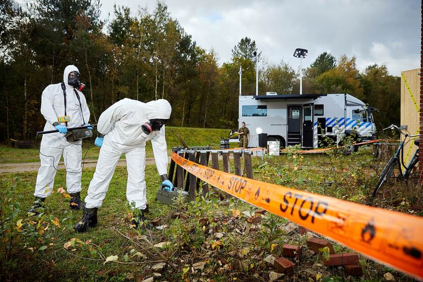 Vught, 23 oktober 2017 
De Eenheid van het CBRN (chemische, biologische of radiologische/nucleaire stoffen) in Vught.