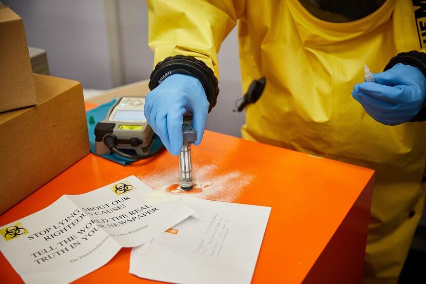 Vught, 23 oktober 2017 
De Eenheid van het CBRN (chemische, biologische of radiologische/nucleaire stoffen) in Vught.